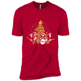 The Beatles chibi Christmas - Premium Short Sleeve T-Shirt
