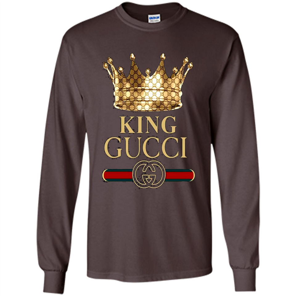 Cover your body with amazing King Crown Gucci Logo Black PING PONG