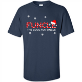 Mens Christmas Funcle The Cool Fun Uncle Definition Xmas - Shirt