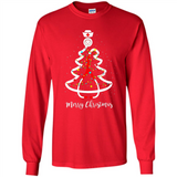 Christmas tree Nurse merry Christmas - Long Sleeve T-Shirt