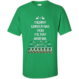 Merry Christmas You Filthy Animal Sweatshirt PINGPONG
