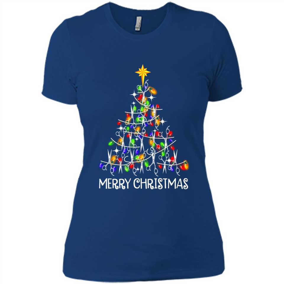 Hairstylist Merry Christmas Hairstylist Scissors Christmas Tree PING PONG