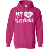 Oakland Raiders Football My Heart is on that Field - Hoodie