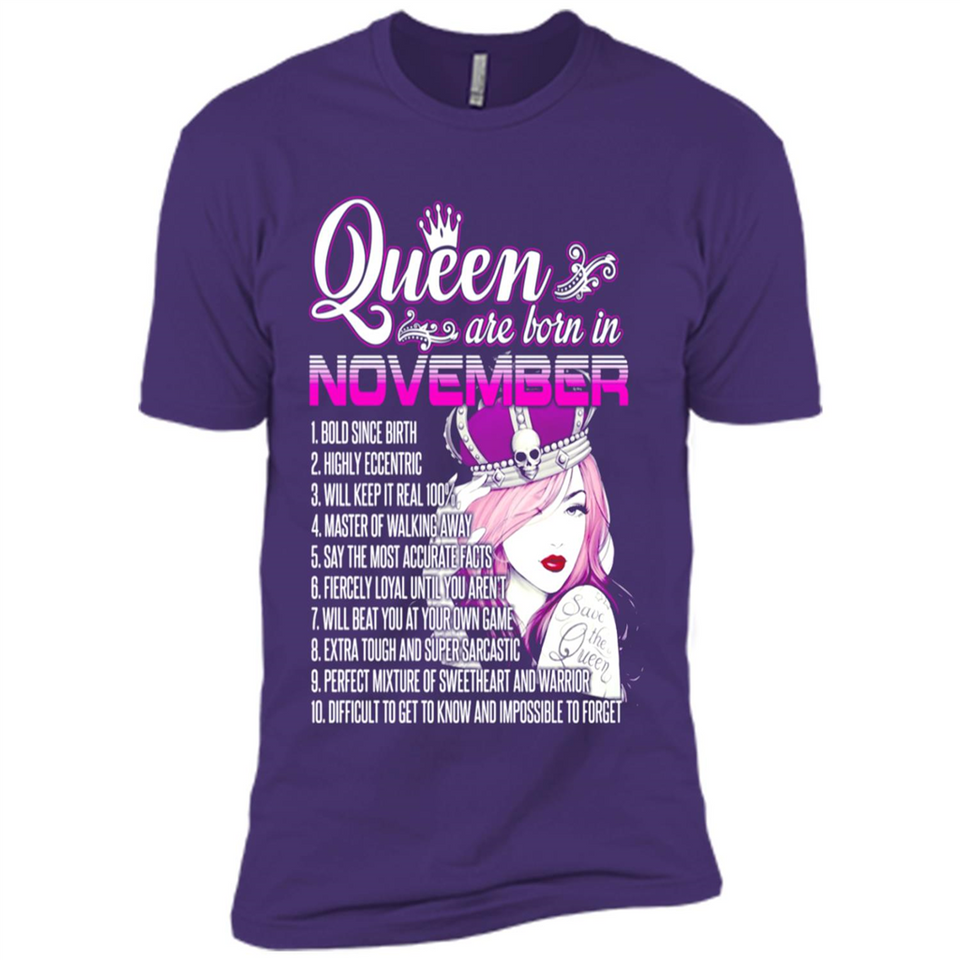 Queens Are Born In November Vintage Birthday