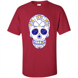 St. Louis Blues Hockey Sugar Skull Day of the Dead
