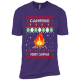 Merry Campmas Ugly Christmas - Premium Short Sleeve T-Shirt