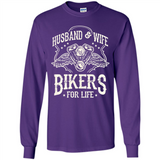 Husband & Wife Biker For Life Couple