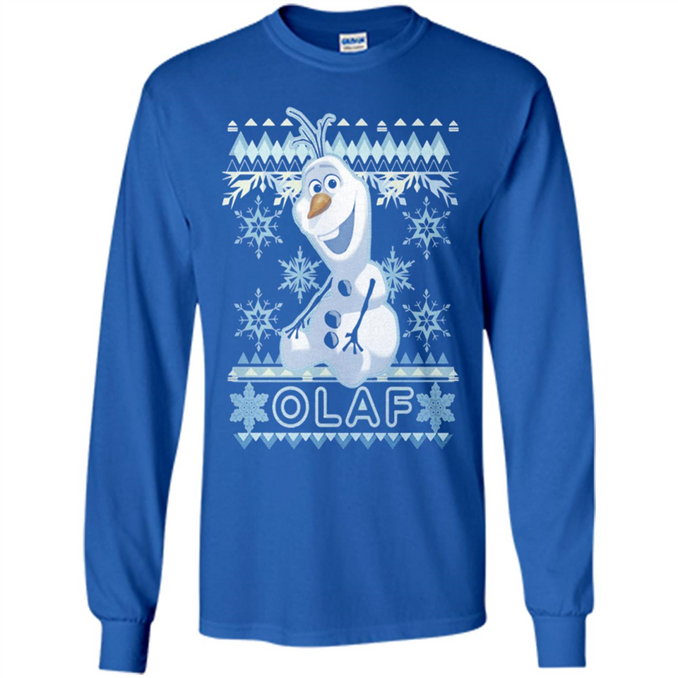 Olaf frozen ugly christmas sweater - Long Sleeve T-Shirt