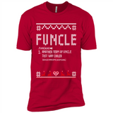 Mens Christmas Funcle Definition - Premium Short Sleeve T-Shirt