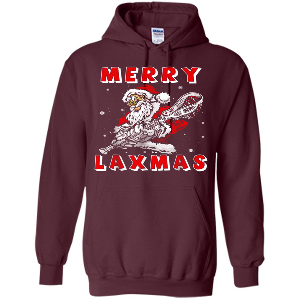Lacrosse Merry Laxmas Santa - Hoodie