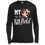 Washington Redskins Football My Heart is on that Field - Canvas Long Sleeve T-Shirt
