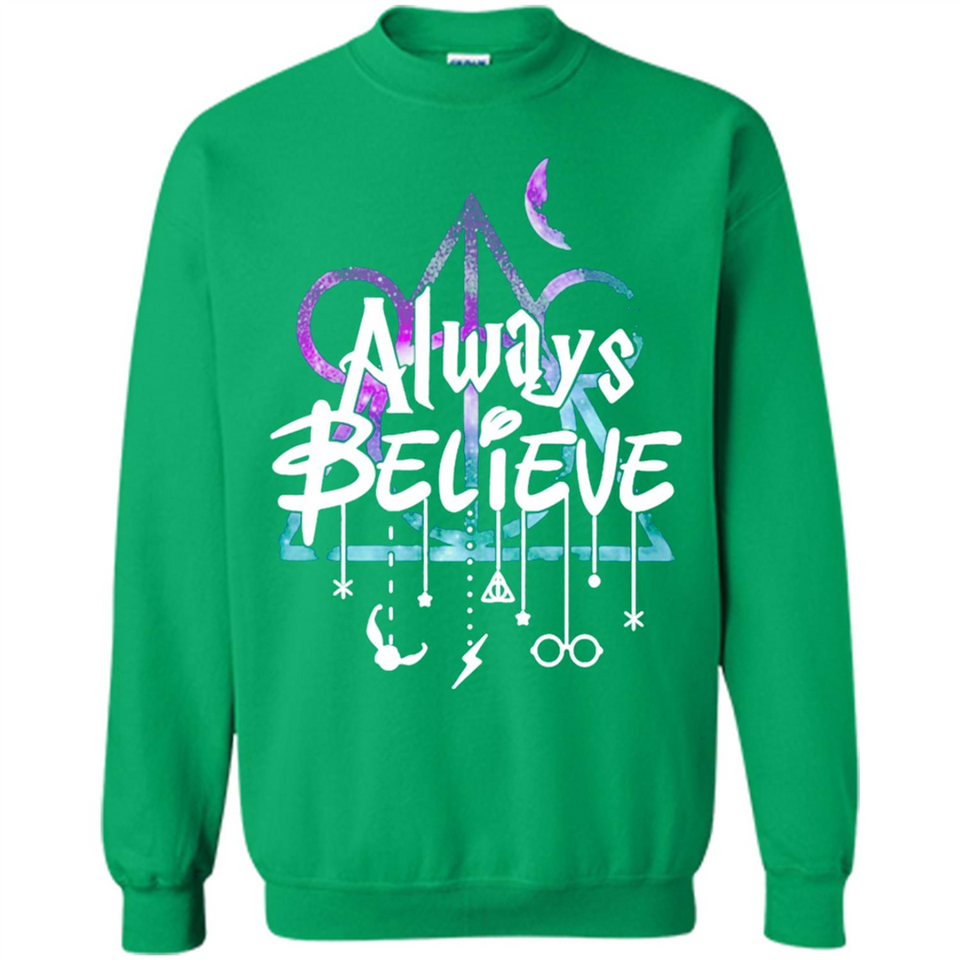HIPPIE MOON MICKEY DEATHLY HALLOWS ALWAYS BELIEVE