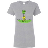 Snoopy Woodstock Shamrock - Ladies Short-Sleeve