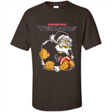 Grumpy Santa Claus Houston Texans Football Team PINGPONG