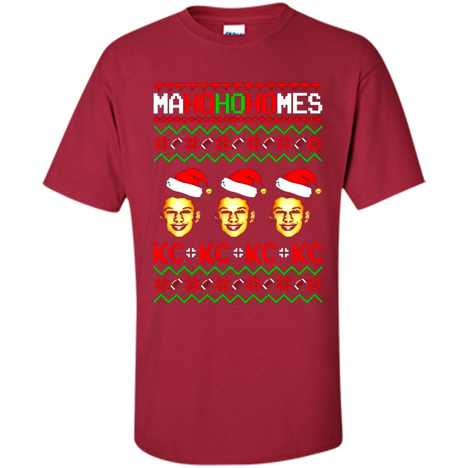 Patrick Mahomes Ma Ho Ho Homes Christmas sweatshirt PINGPONG - Shirt