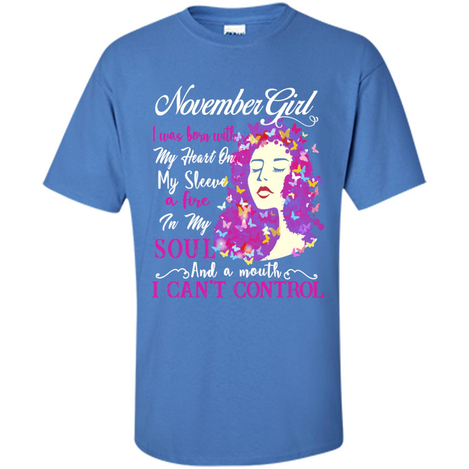 November Butterfly Girl - Shirt
