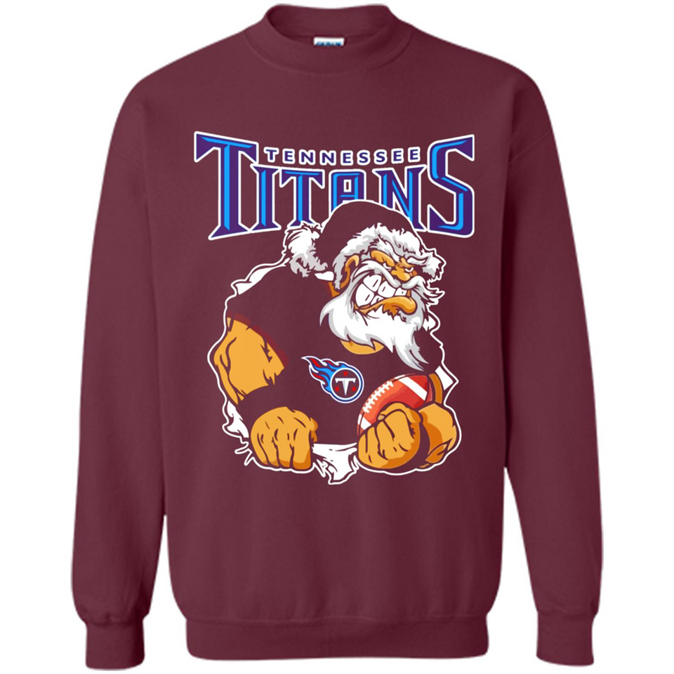 Grumpy Santa Claus Tennessee Titans Football Team PINGPONG
