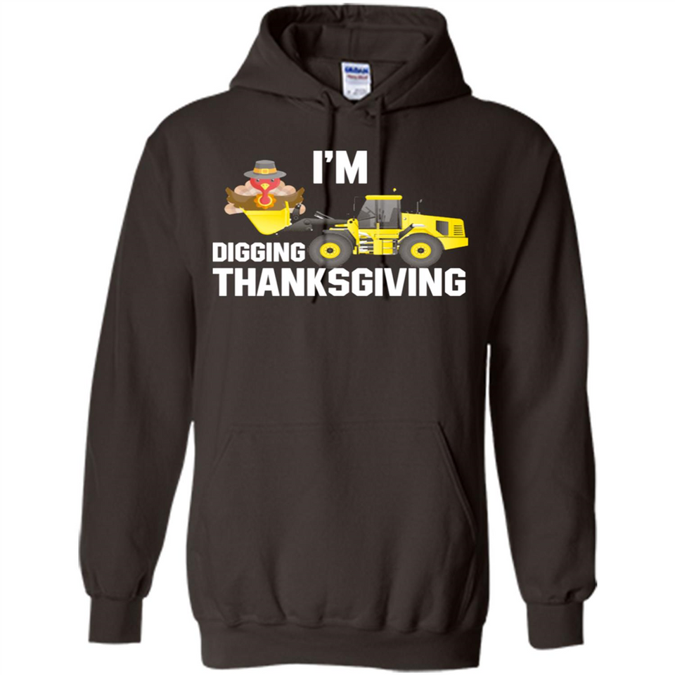 I'm Digging Thanksgiving Cute Turkey Tractor