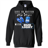 LIFE IS BETTER IN FLIP FLOPS WITH BUD LIGHT
