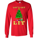 Let’s Get Lit Christmas Drinking sweater PINGPONG