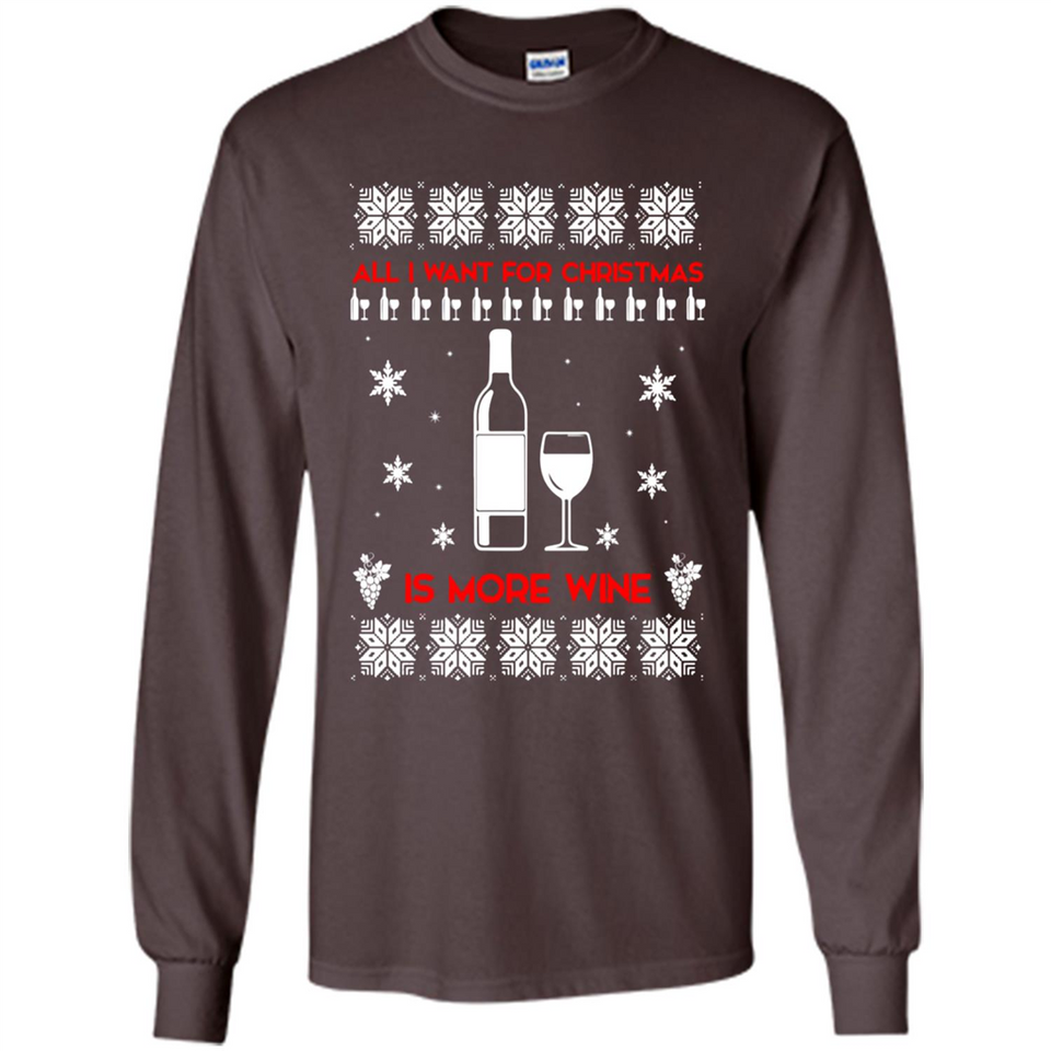 All I Want For Christmas is Wine Ugly sweater PINGPONG