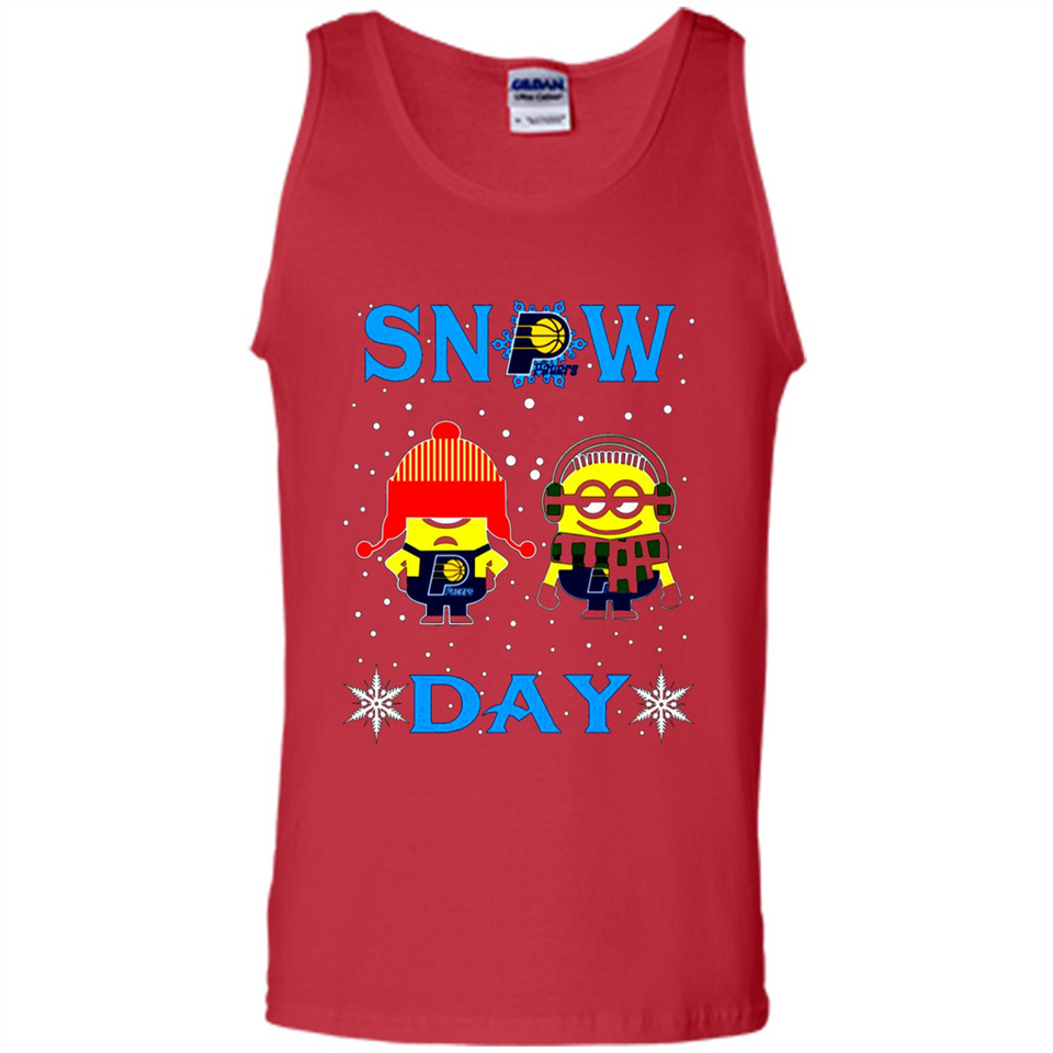 Snow Day Shirt For Indiana Pacers Vs Minion Fans pingpong