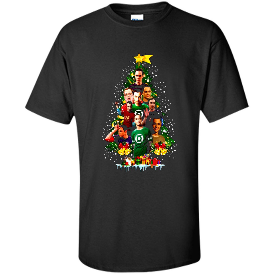 Sheldon Cooper Christmas tree sweater PINGPONG