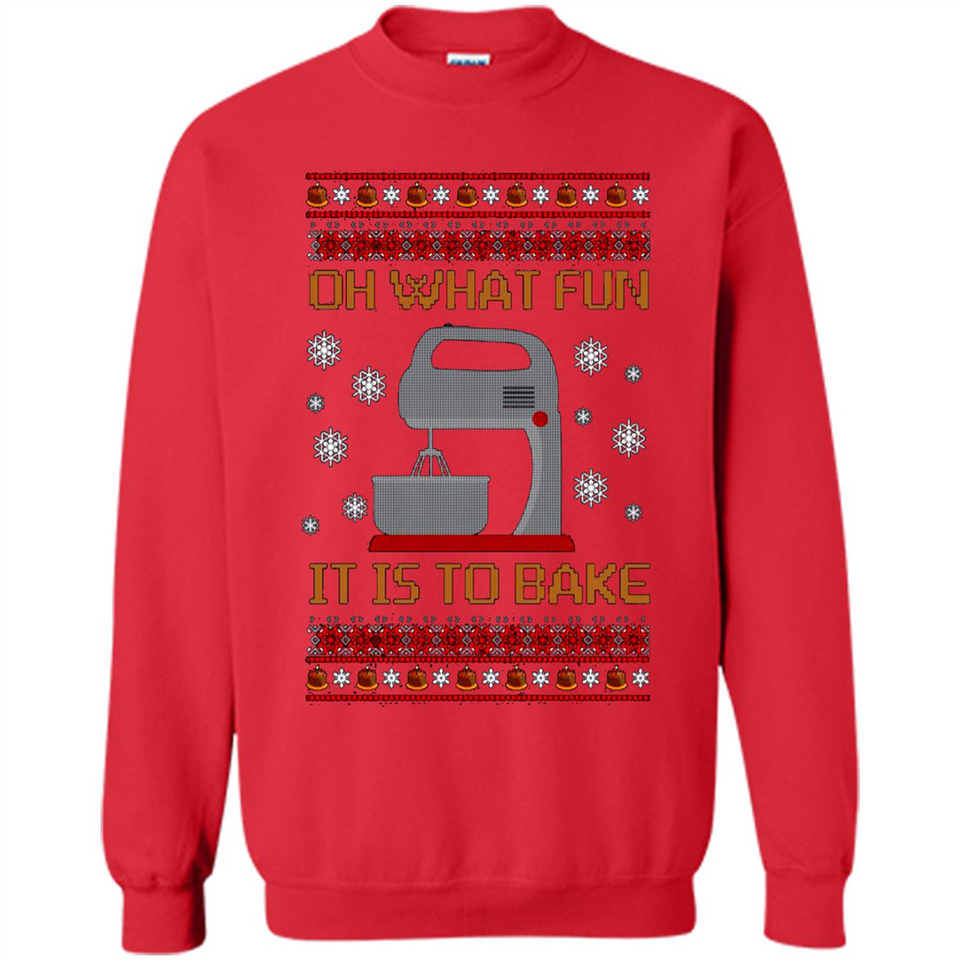 Oh What Fun It Is To Bake Ugly Christmas sweater Sweater PINGPONG