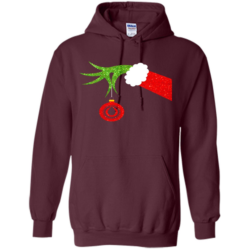 Funny Grinch Hand Holding Oiler Ornament Christmas PING PONG