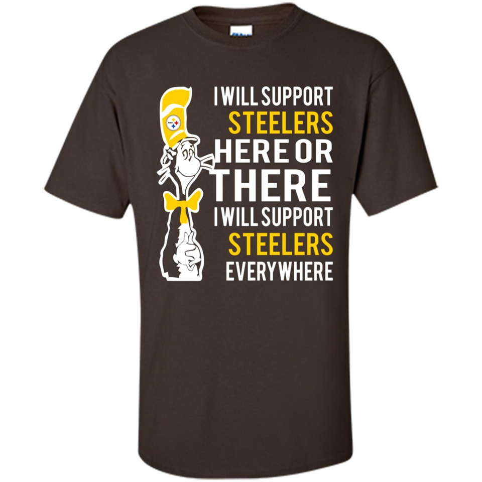 Shirt For Dr Seuss Cat And Pittsburgh Steelers Fans - Shirt