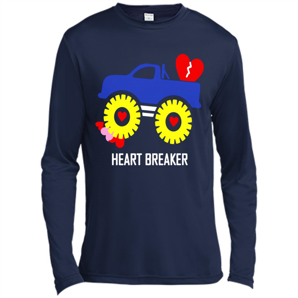 HEART BREAKER BLUE MONSTER TRUCK VALENTINE'S DAY
