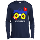HEART BREAKER BLUE MONSTER TRUCK VALENTINE'S DAY