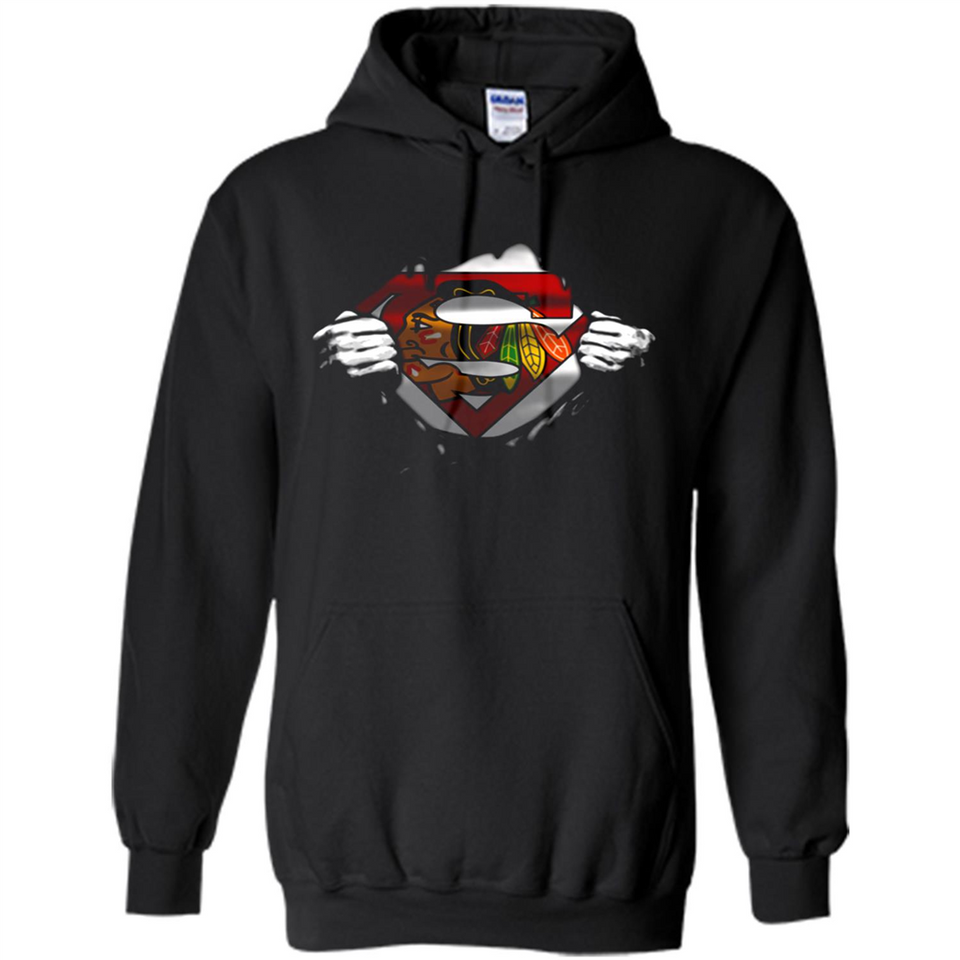 Chicago Blackhawks And Superman Fans - Hoodie