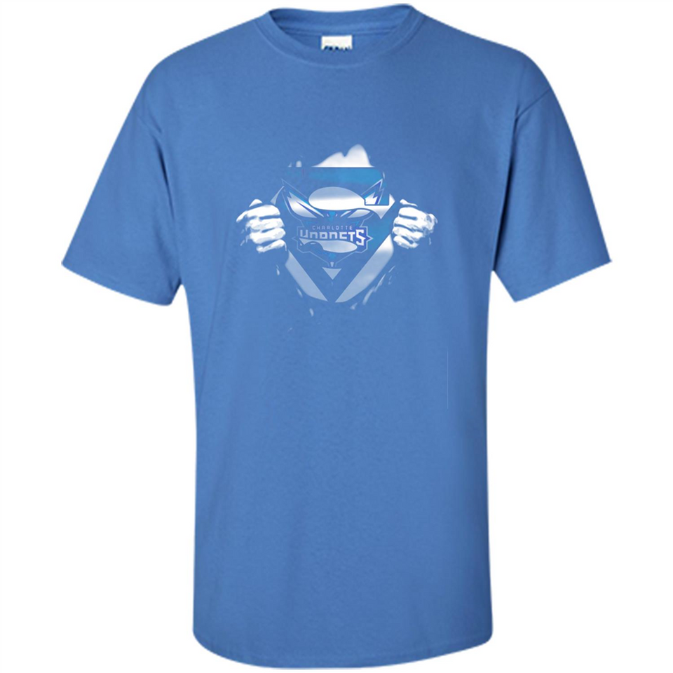 Charlotte Hornets And Superman Fans - Shirt