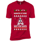 Namastay at home and wait for Santa Christmas sweatshirt PINGPONG