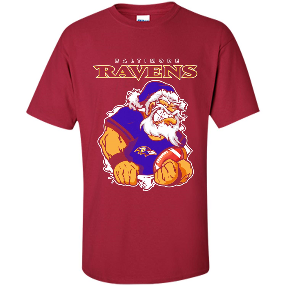 Grumpy Santa Claus Baltimore Ravens Football Team PINGPONG