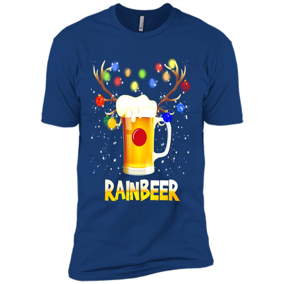 Rainbeer Christmas Reindeer Beer Drinking