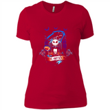 Carolina Panthers Halloween The Nightmare Before Christmas - Ladies' Boyfriend T-Shirt
