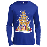 Tiger Christmas Tree Funny Merry Christmas - Canvas Long Sleeve T-Shirt