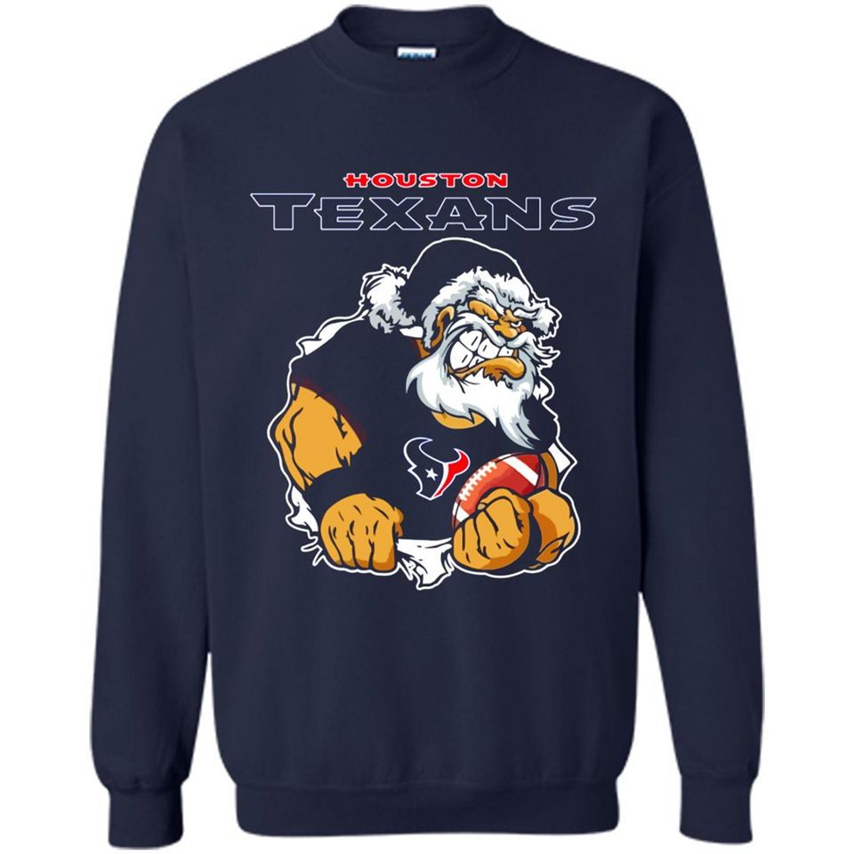 Grumpy Santa Claus Houston Texans Football Team PINGPONG