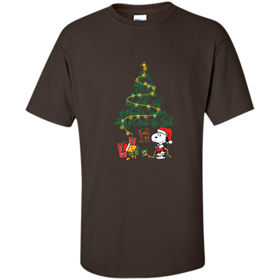Snoopy-Woodstock-Christmas-tree-for-unto-you-is-born-this-day