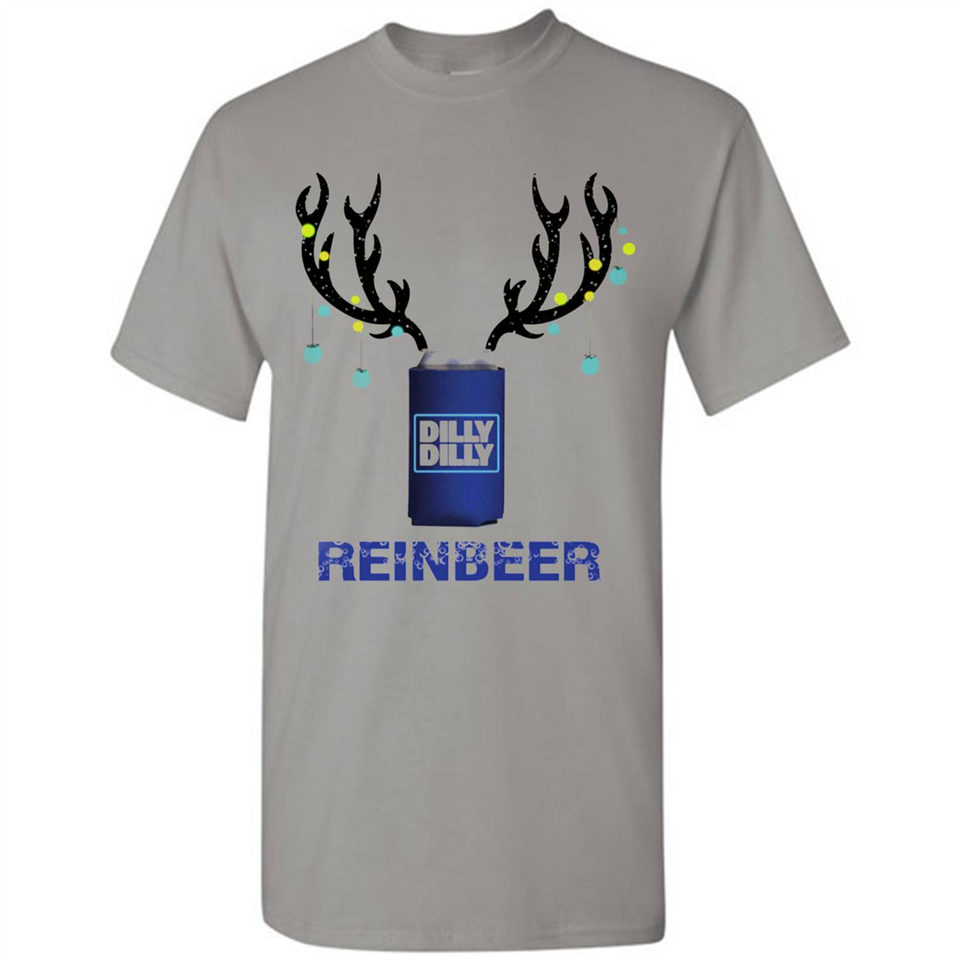 Dilly Dilly Reinbeer Funny Beer Reindeer Christmas Sporty - Shirt
