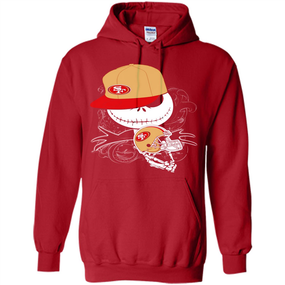 Jack Skellington The Nightmare Before Christmas-49ers Football - Hoodie