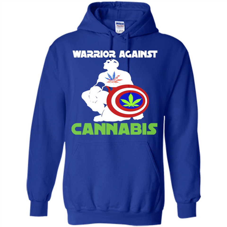 warrior against cannabis - Hoodie