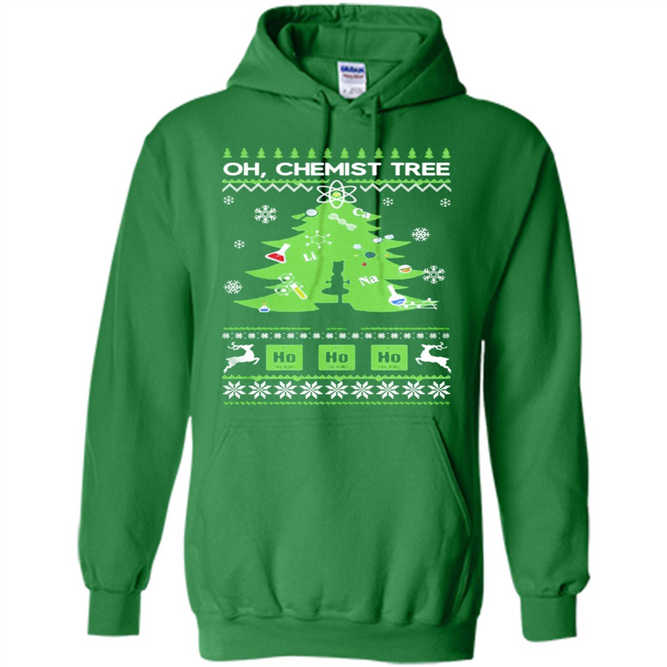 Oh Chemist Tree Ugly Christmas Sweater - Hoodie