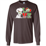 Snoopy loves NBA Boston Celtics - Long Sleeve T-Shirt