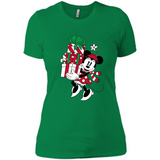 Disney Minnie Mouse Christmas Gift Sweatshirt - Ladies' Boyfriend T-Shirt