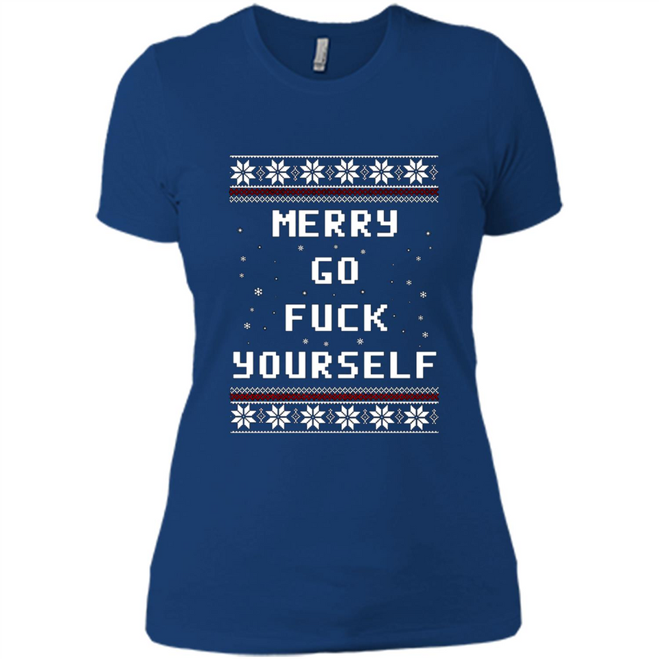 Merry go fuck yourself Christmas sweatshirt PINGPONG