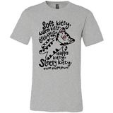 Soft kitty warm kitty little ball of fur - Canvas Unisex T-Shirt