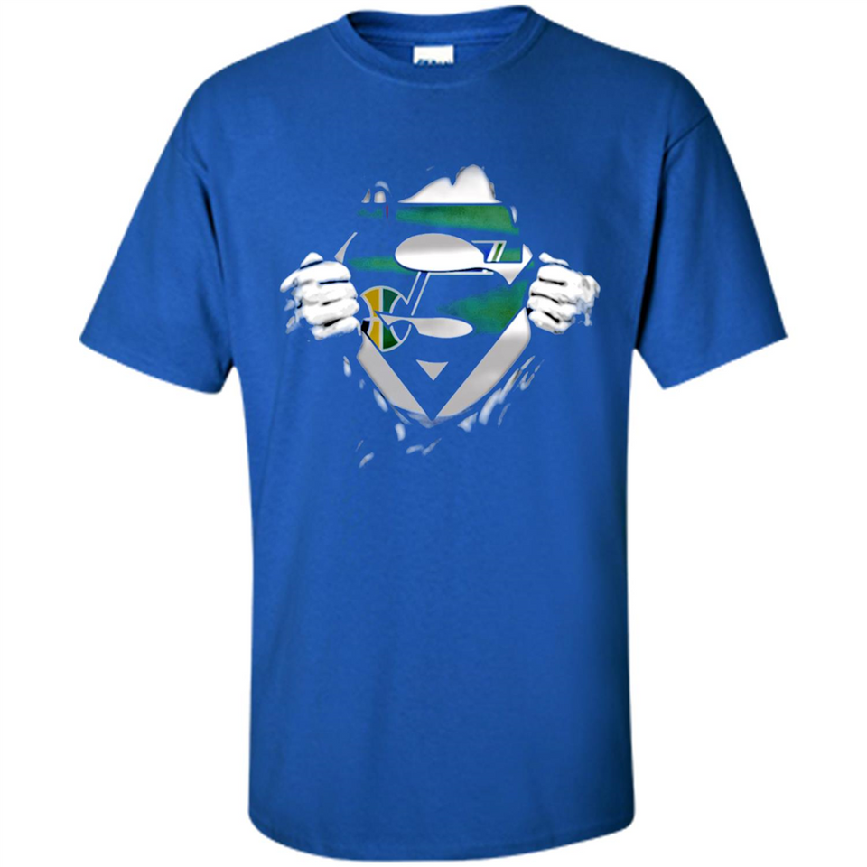 Utah Jazz And Superman Fans - Shirt